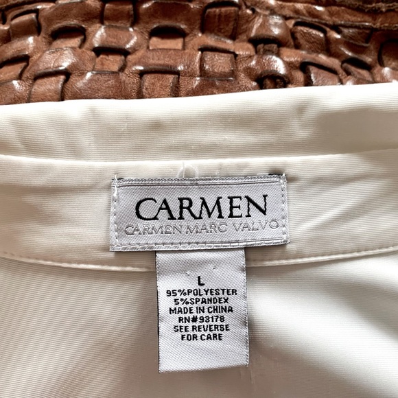 CARMEN Marc Valvo Button Down Shirt - Picture 2 of 6